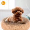 Pet Dog Bed Soft Warm Fleece Puppy Cat Bed Dog Cozy Nest Sofa Bed Cushion L Size